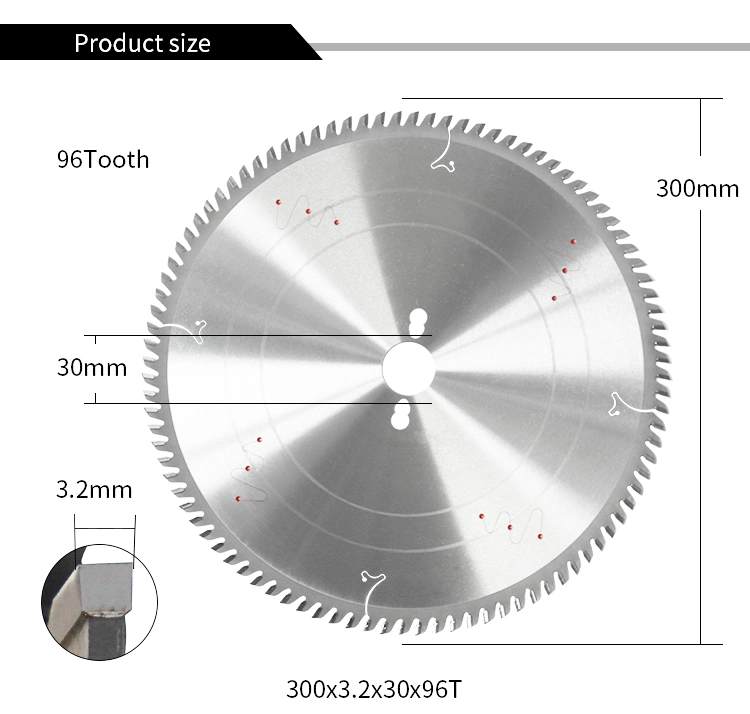 300mm 96z Table Saw Blade Wood Cutting Saw Blade for Melamine MDF