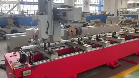 Máquina fresadora de alumínio, máquina de corte automática de fachada, máquina CNC para porta de janela