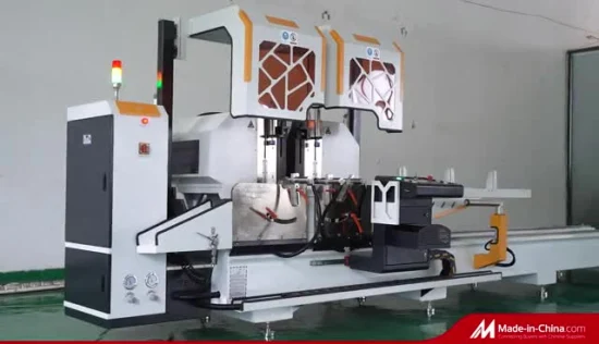 Máquina de janela CNC Máquina de corte de alumínio de cabeça dupla resistente para vitória de alumínio